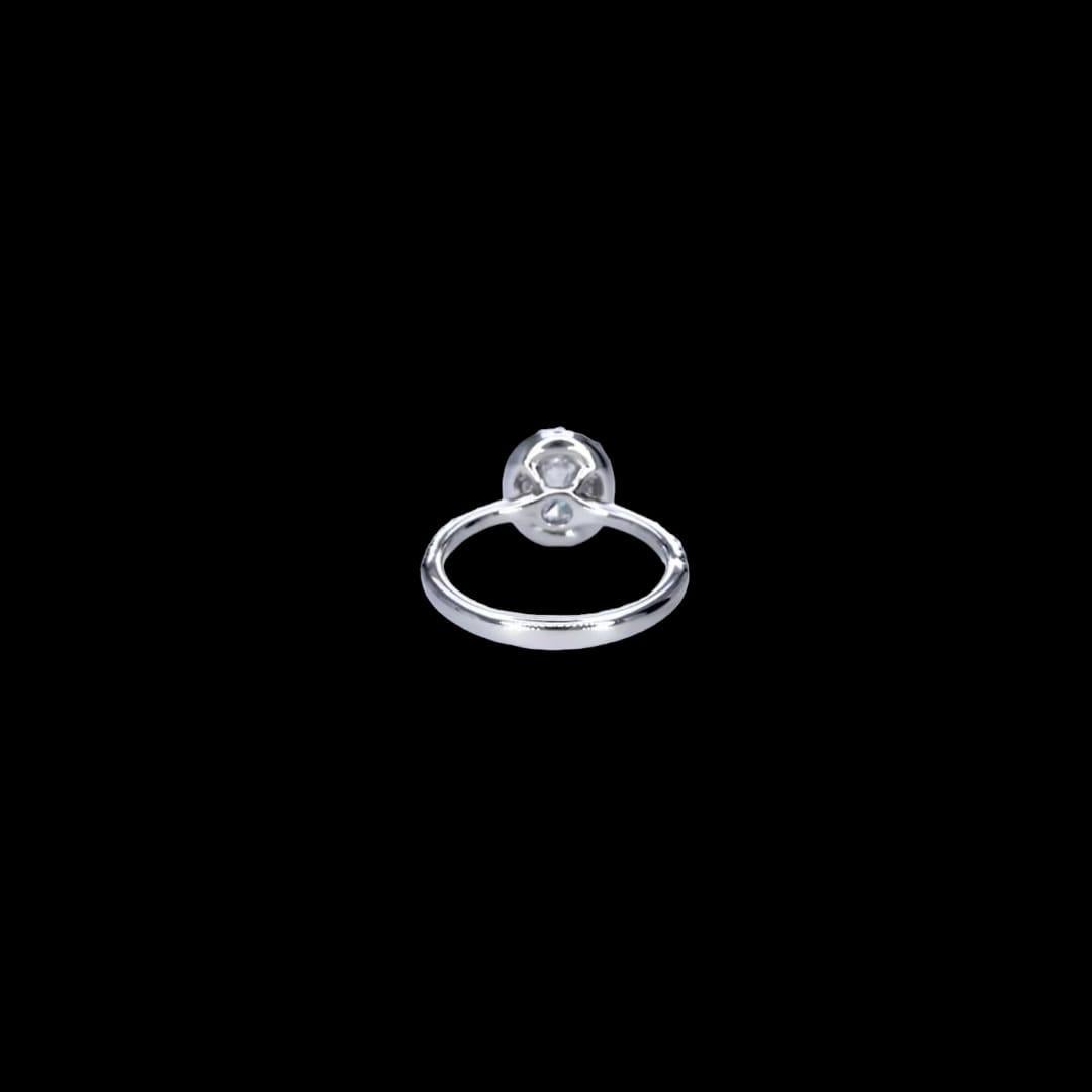 1.00 Carat White Diamond Ring SI2 Clarity IGI Certified In New Condition For Sale In Kowloon, HK