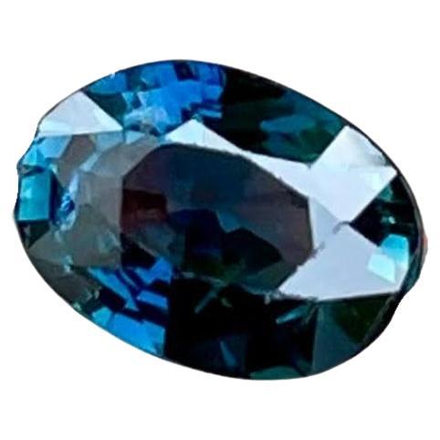  1.00 Carats Deep Blue Loose Sapphire Stone Oval Cut Sri Lankan Gemstone