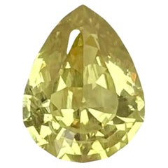 1,00 Karat Seltener Gelber Granat Stein Birnenschliff Natürlicher Edelstein aus Mali