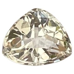 1.00 carats Yellow Topaz Stone Trillion Cut Natural Pakistani Gemstone