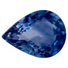1.00 Ct Blue Sapphire Pear Loose Gemstone