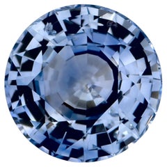 1.00 Ct Blue Sapphire Round Loose Gemstone