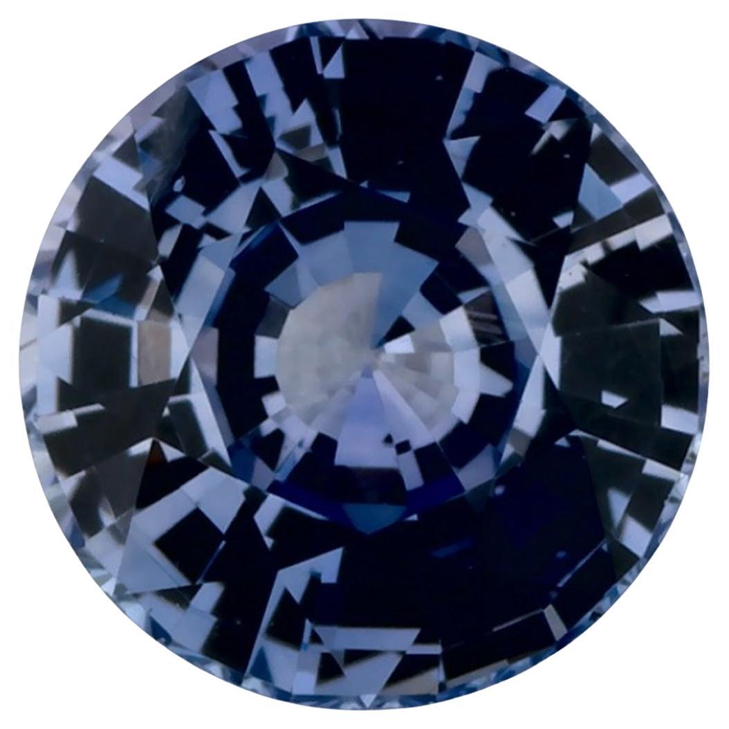 1.00 Ct Blue Sapphire Round Loose Gemstone