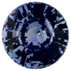 1.00 Ct Blue Sapphire Round Loose Gemstone