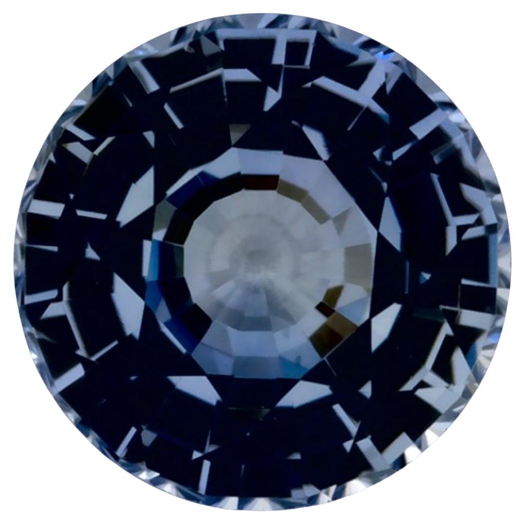 1.00 Ct Blue Sapphire Round Loose Gemstone