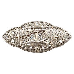 1.00 ct Diamond Brooch
