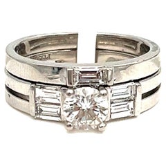 1.00 ct Diamond Engagement Ring Set
