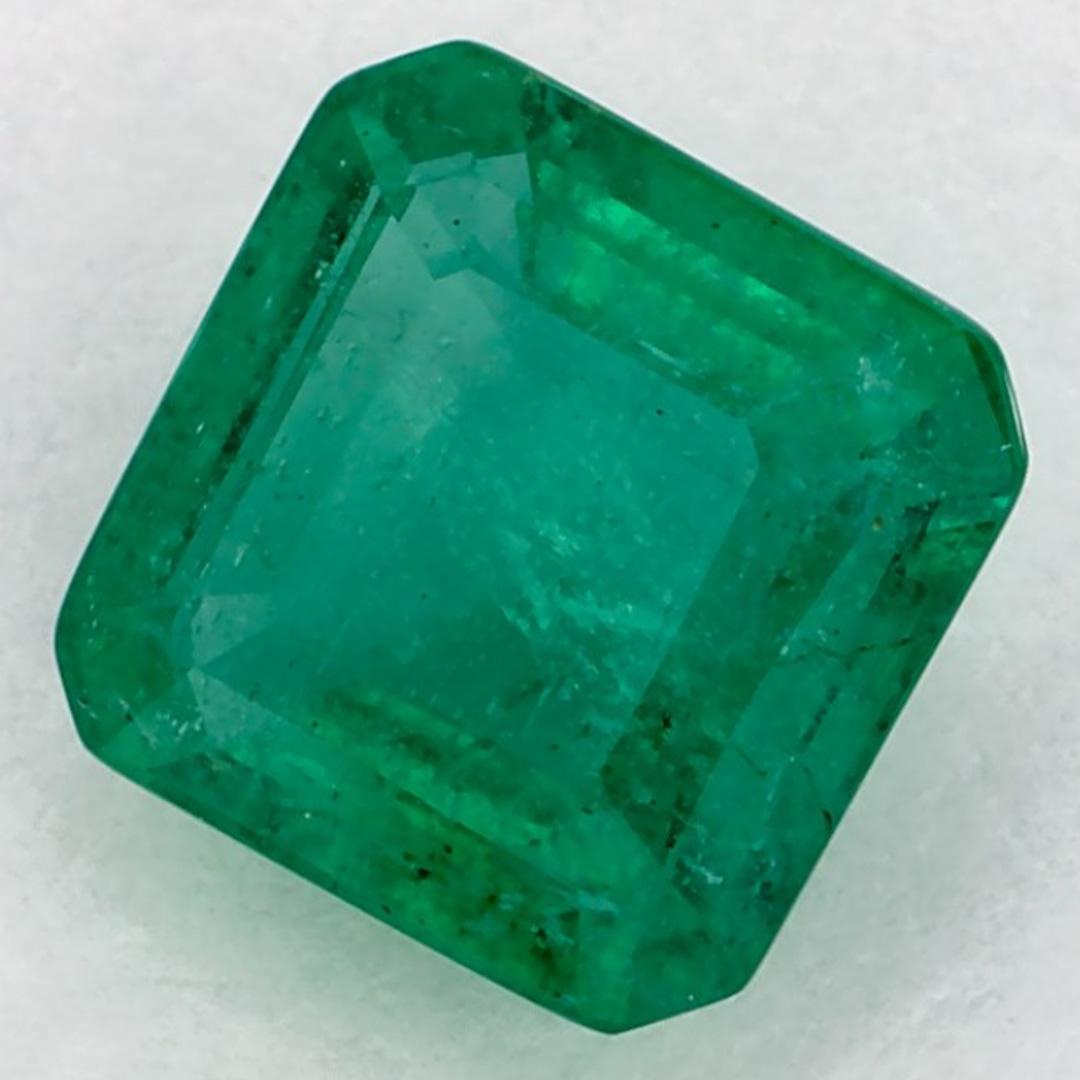 Octagon Cut 1.00 Ct Emerald Octagon Loose Gemstone For Sale