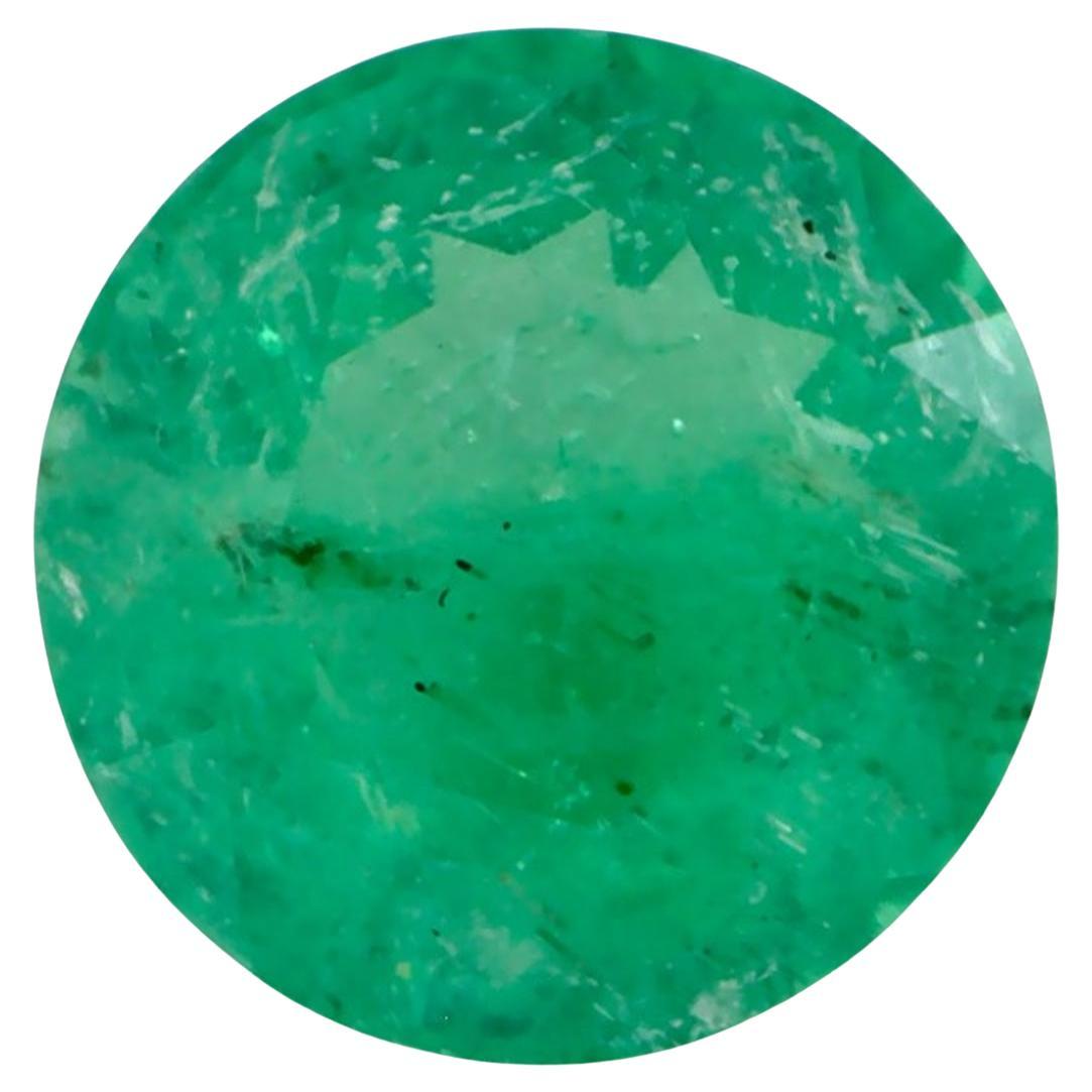 1.00 Ct Emerald Round Loose Gemstone