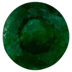 1.00 Ct Emerald Round Loose Gemstone