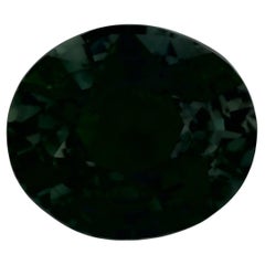 1.00 Ct Green Sapphire Oval Loose Gemstone