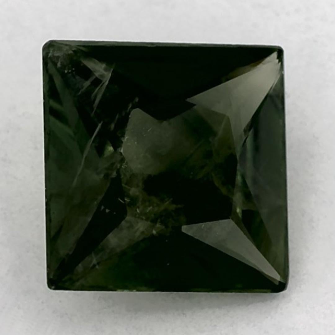 1.00 qt Zafiro Verde Princesa Gema Suelta en venta 1