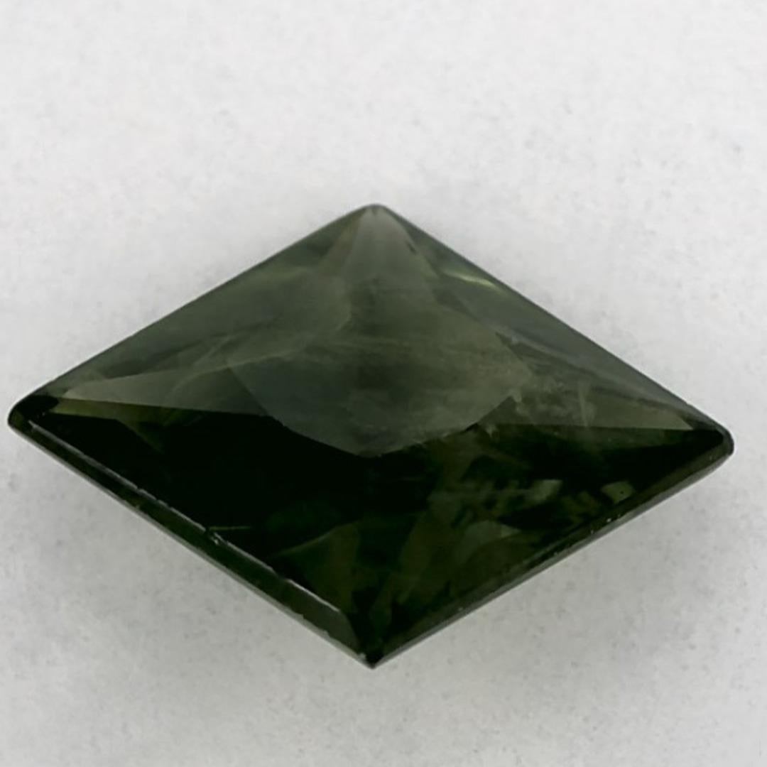 1.00 qt Zafiro Verde Princesa Gema Suelta en venta 3