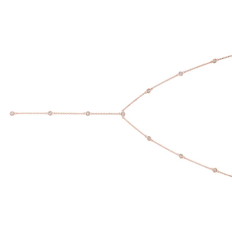 1.00 Carat Diamond Bezel Necklace G SI 14K Rose Gold 18 inches

100% Natural Diamonds, Not Enhanced in any way Round Cut Diamond Necklace
1.00CT
G-H
SI
14K Rose Gold, Bezel style, 3.3 gram
3 7/8 inch in height, 3/16 inch in width
10