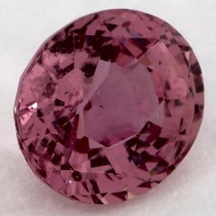 1.00 Karat Rosa Saphir Oval Loser Edelstein
