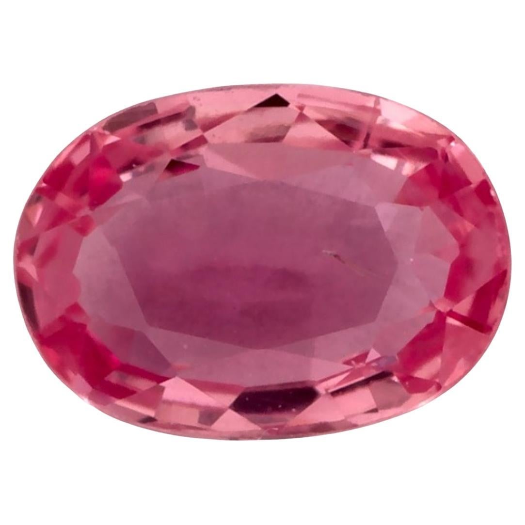 1.00 Ct Pink Sapphire Oval Loose Gemstone (pierre précieuse en vrac)