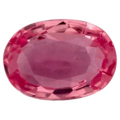 1.00 Ct Pink Sapphire Oval Loose Gemstone