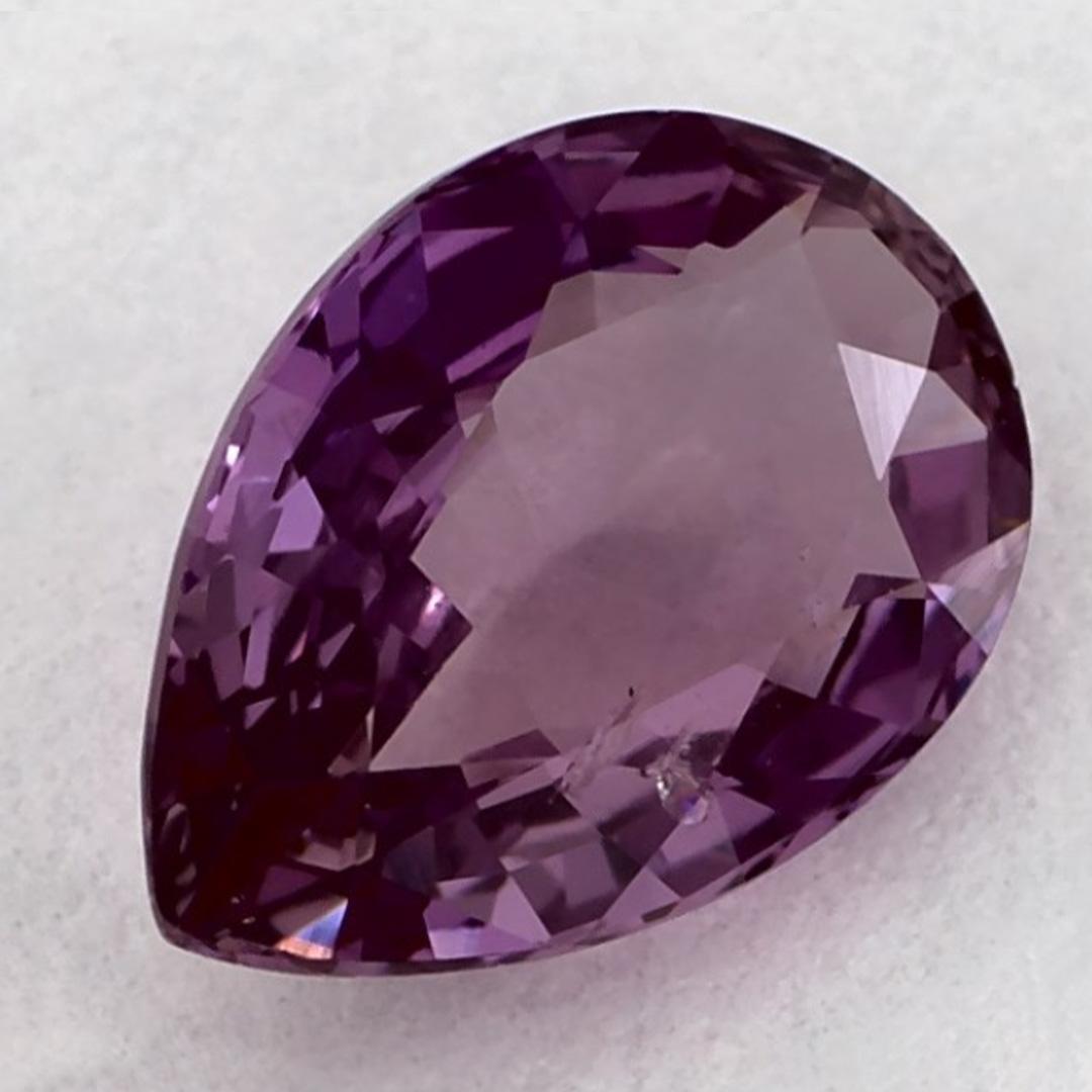 Taille poire 1.00 Ct Pink Sapphire Pear Loose Gemstone (pierre précieuse en vrac) en vente
