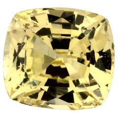 1.00 Karat Gelber Saphir Cushion Lose Edelstein
