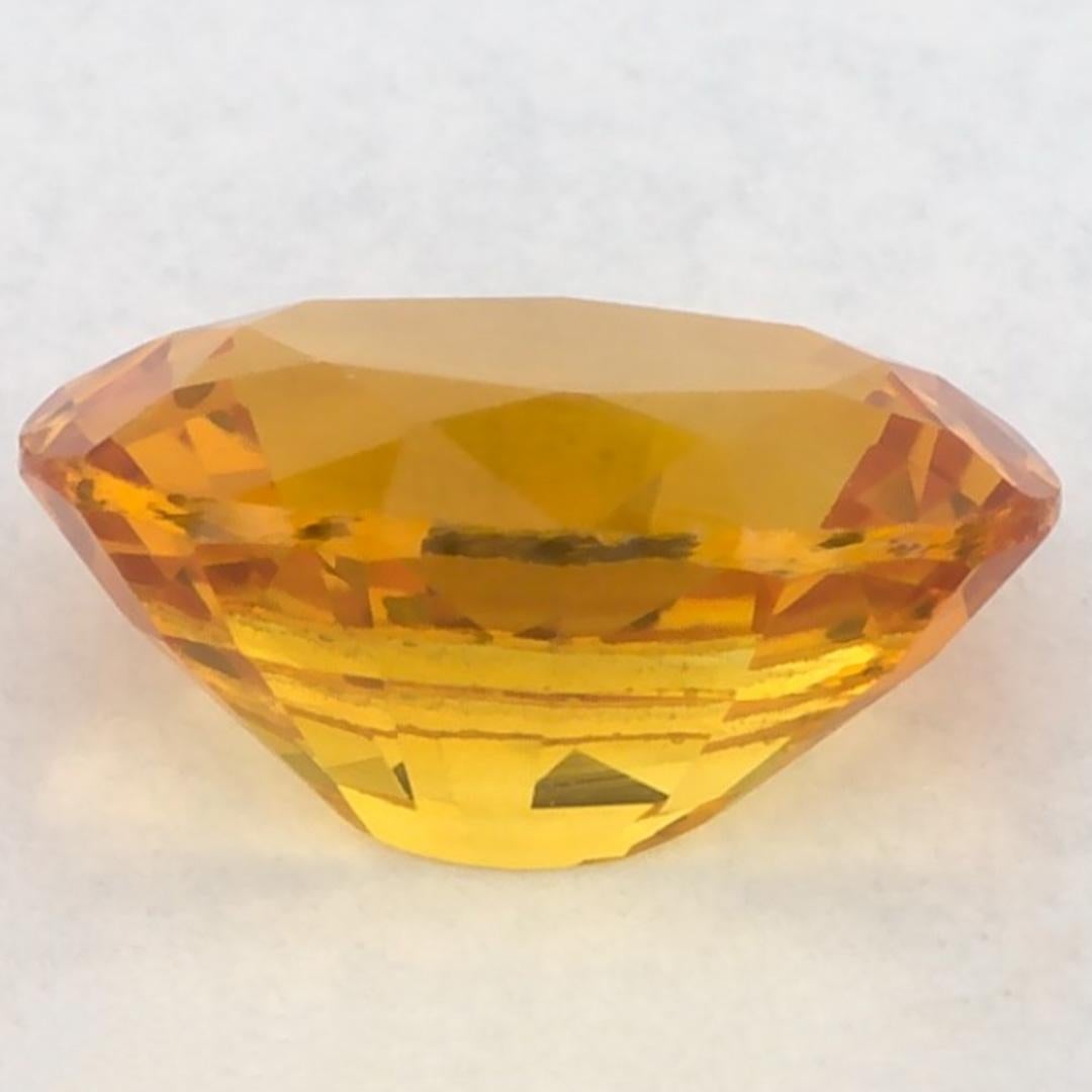 1.00 carati di zaffiro giallo ovale sfuso In condizioni Nuovo in vendita a Fort Lee, NJ