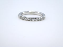 1.00 CTW Natural Diamond 14K White Gold Round Eternity Band