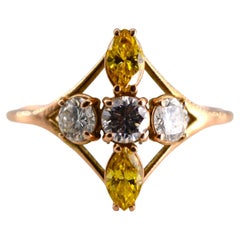 Anillo de compromiso de oro rosa de 14k con diamantes, 1,00 ct en total, certificado por la AIG
