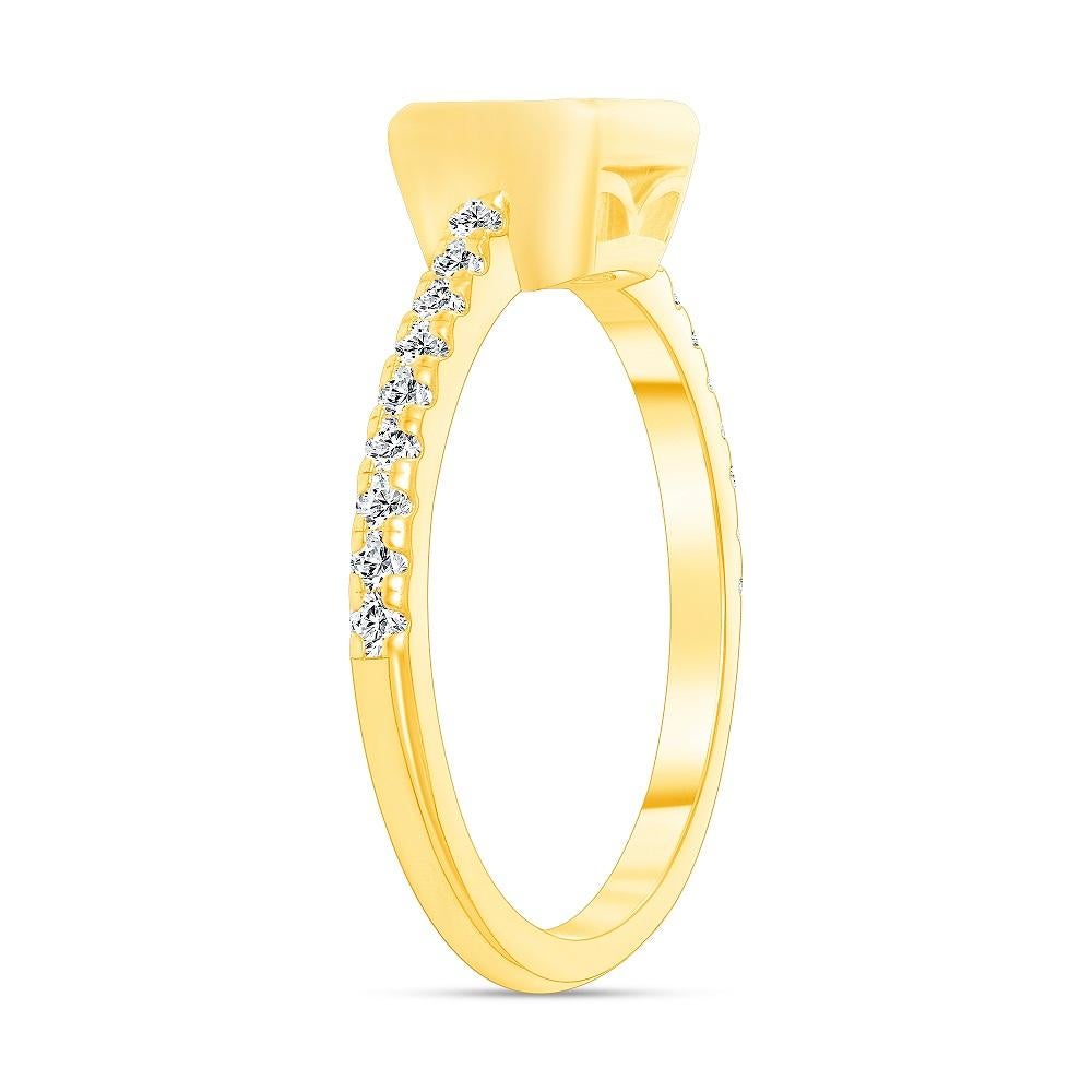 For Sale:  1.00 Emerald Cut Bezel Set Engagement Diamond Ring, '0.75 Carat Center Diamond' 4
