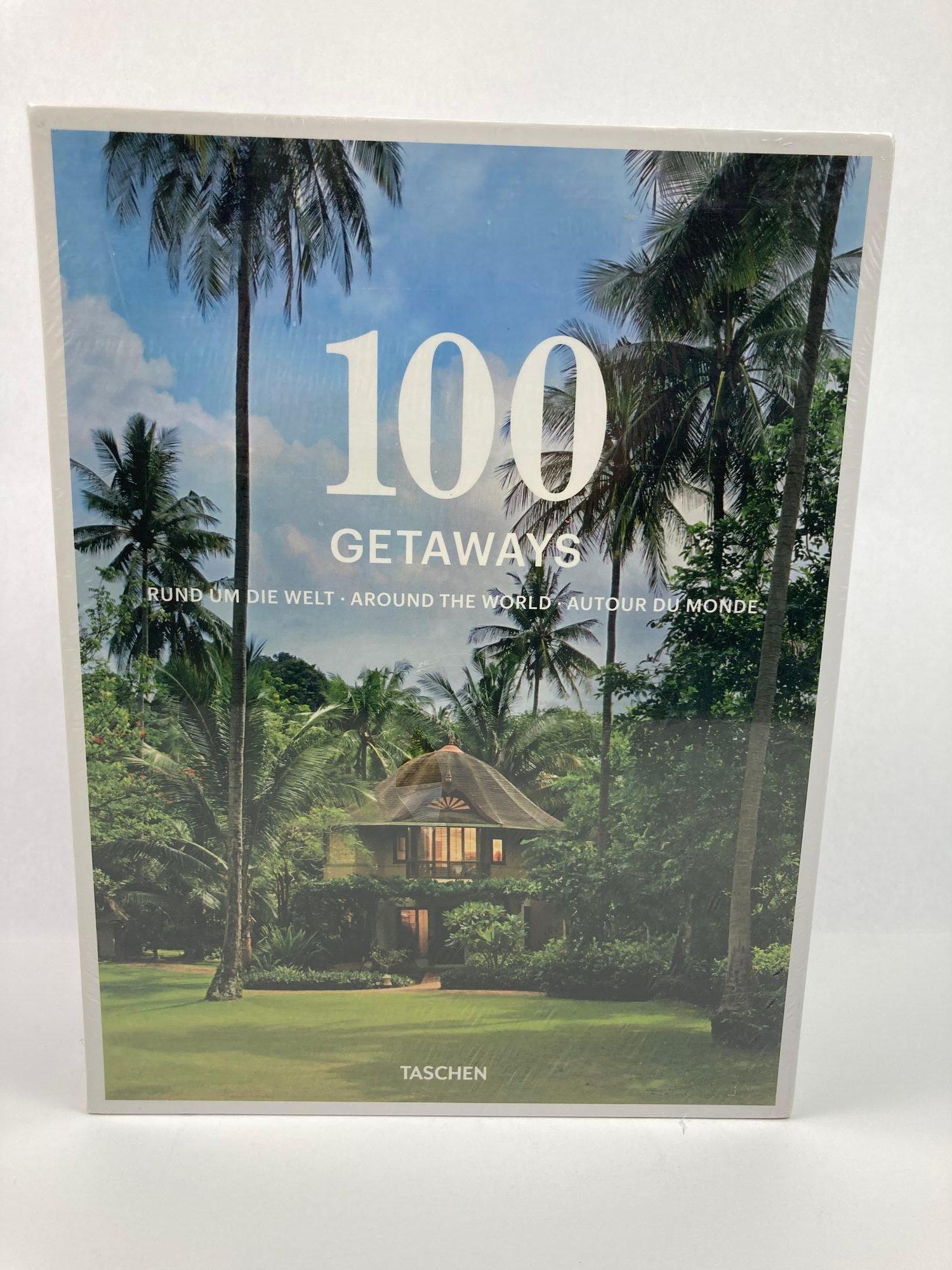 100 Getaways Around the World by Margit J. Mayer TASCHEN Hardcover 2014 In Good Condition For Sale In North Hollywood, CA
