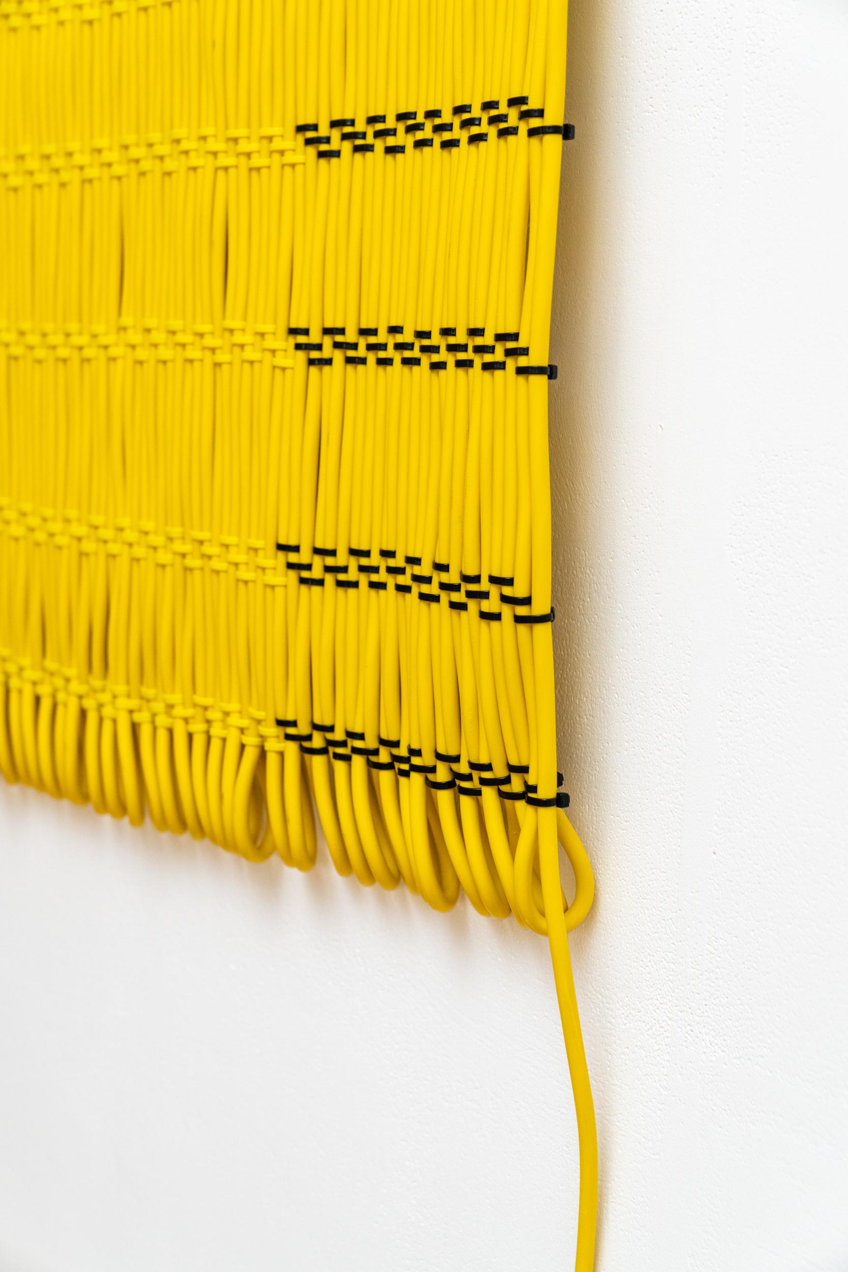 Post-Modern 100 Meter Cable Wall Rug by Tino Seubert For Sale