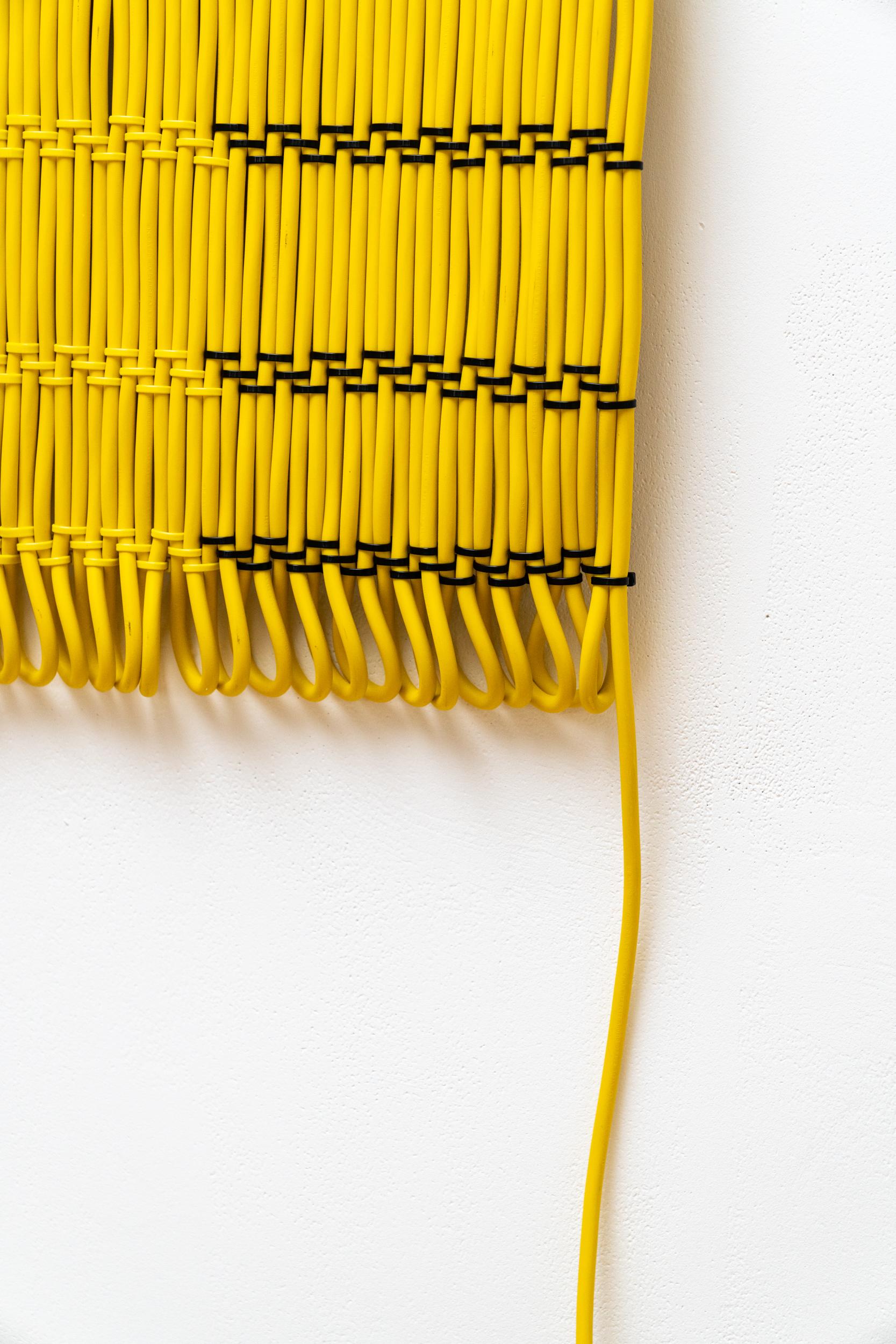 Contemporary 100 Meter Cable Wall Rug by Tino Seubert For Sale