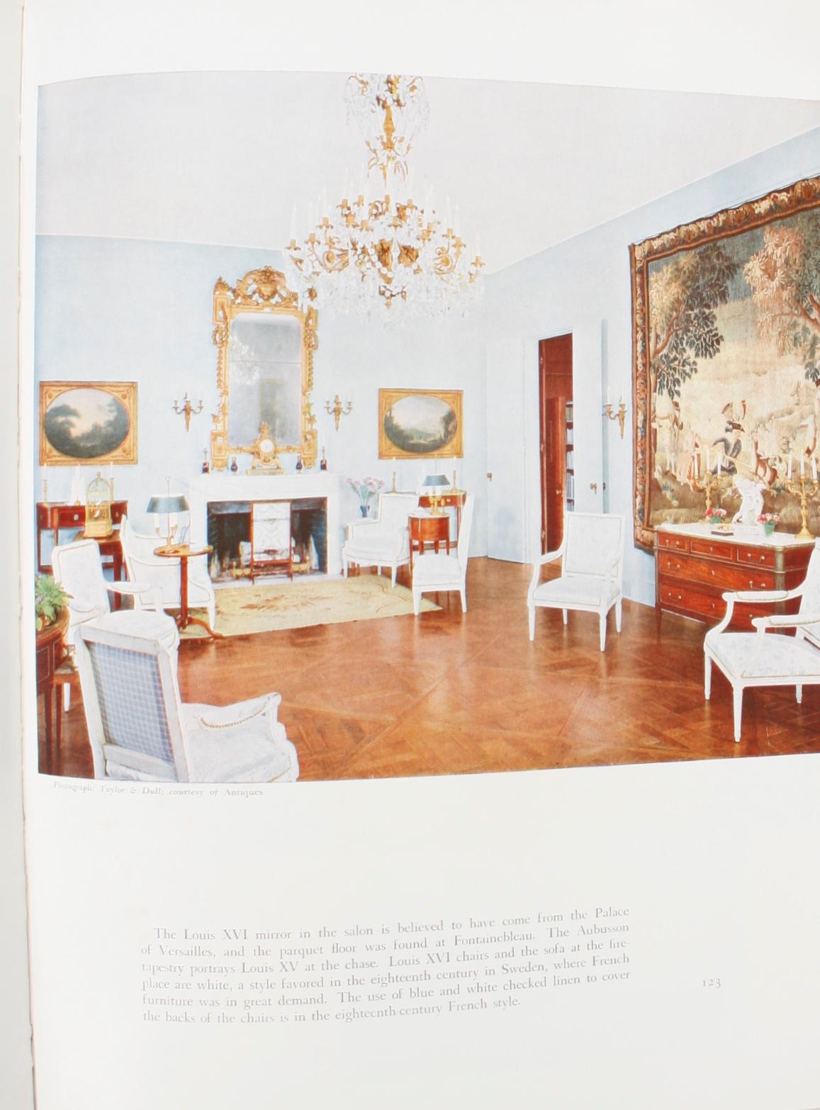 100 Most Beautiful Rooms in America by Helen Comstock. New York: Crown Publishers, Inc., 1961. Revised edition hardcover with dust jacket. 210 pp. A selection of 100 rooms chosen as the best in authentic traditional American home decoration. The