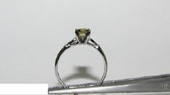 1.00 Natural Carat Diamond Cluster Ring 14 Karat H-Vs2 French Pave*