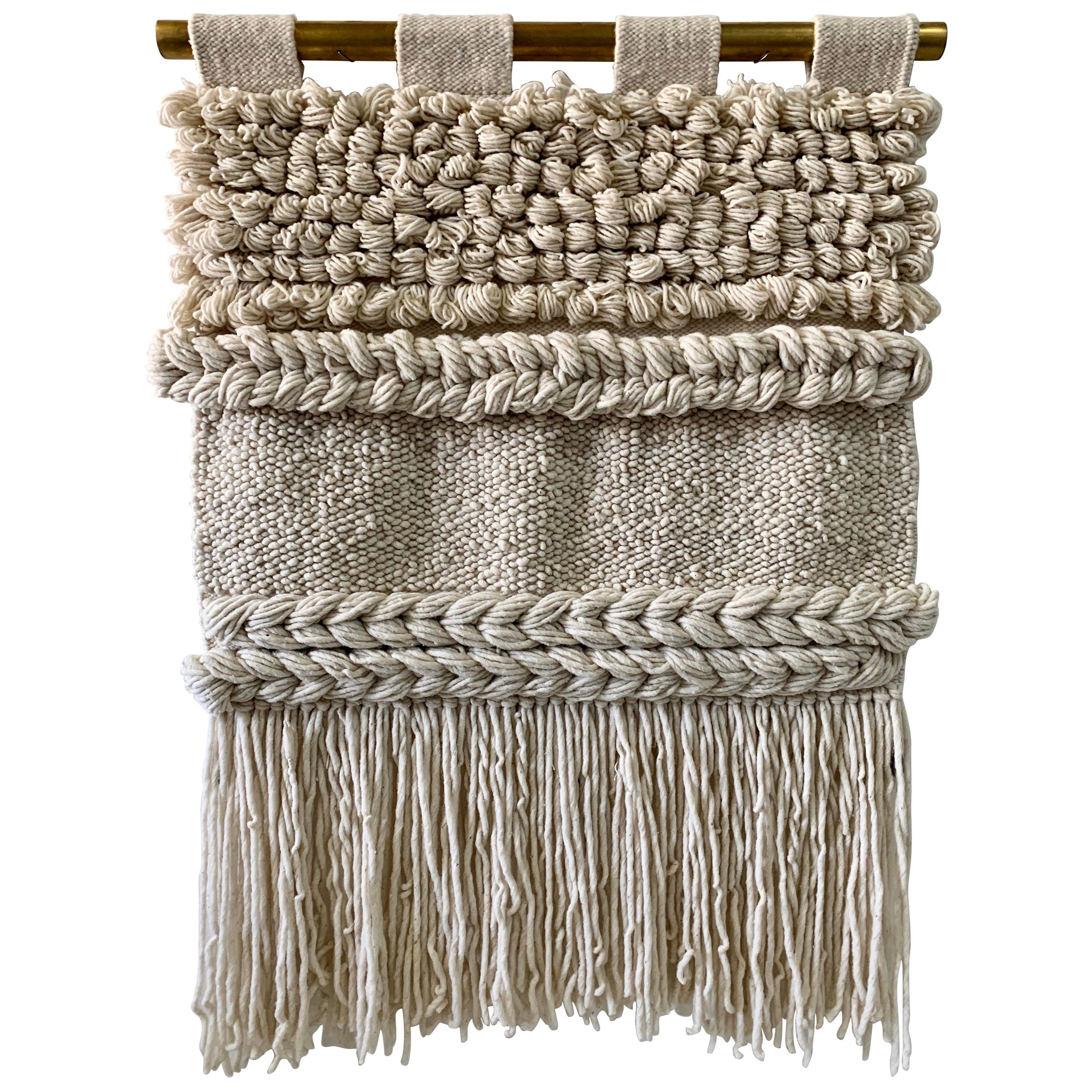 100% Natural Handwoven Wool Tapestry