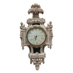100% Original Finish Swedish Gustavian Wall Clock