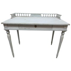 100% Original Painted Swedish Gustavian Desk