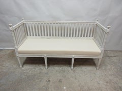 100% Original Painted Swedish Gustavian Sofa