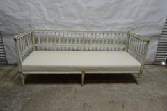 100% Original Painted Swedish Gustavian Sofa