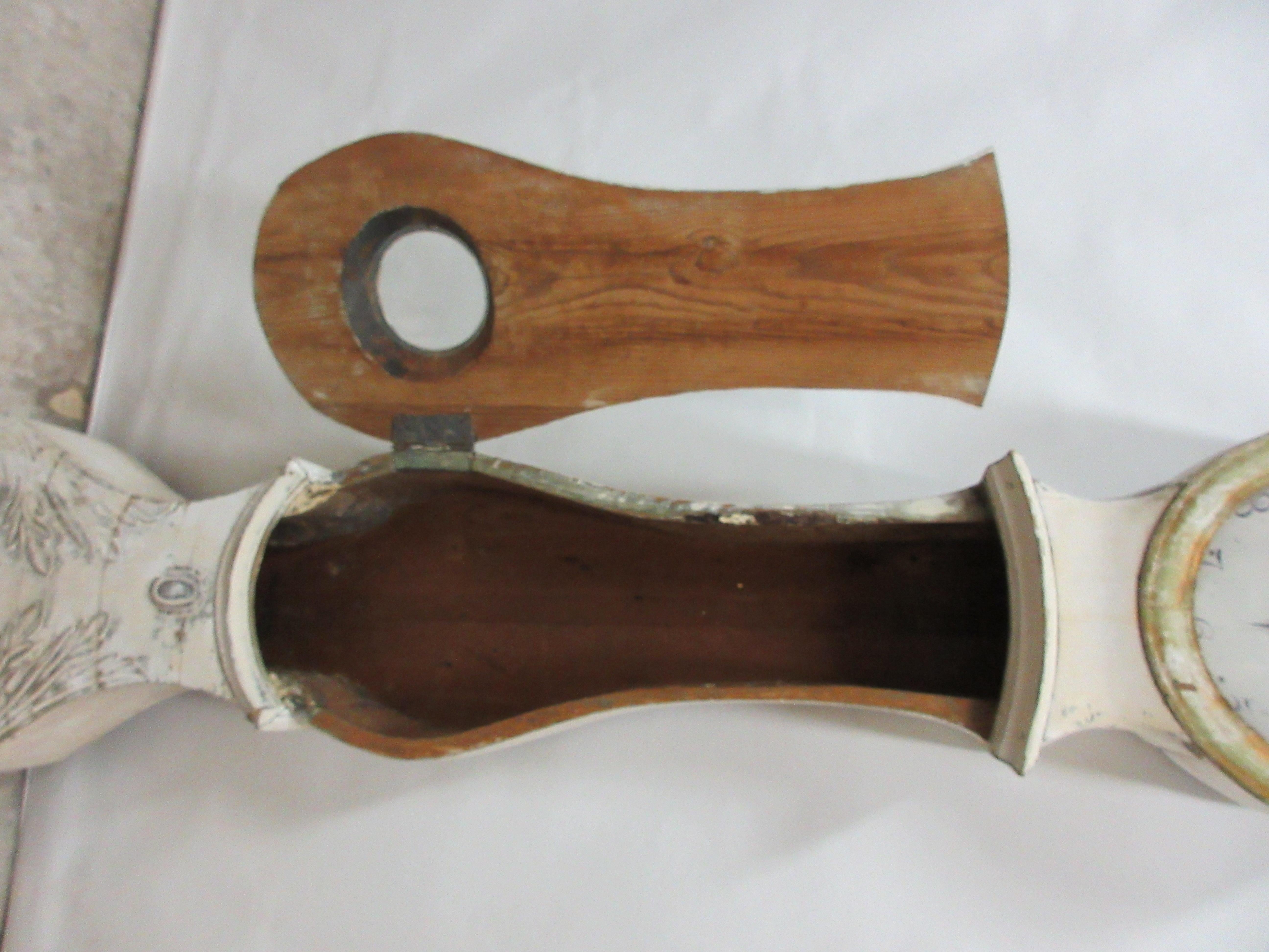 Wood 100% Original Painted Swedish Mora Clock