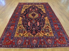 100 Percent Wool Hand Knotted Persian Nahavand Oriental Rug