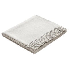 100% Peruvian Royal Baby Alpaca-Dimma Grey Throw by Fells/Andes