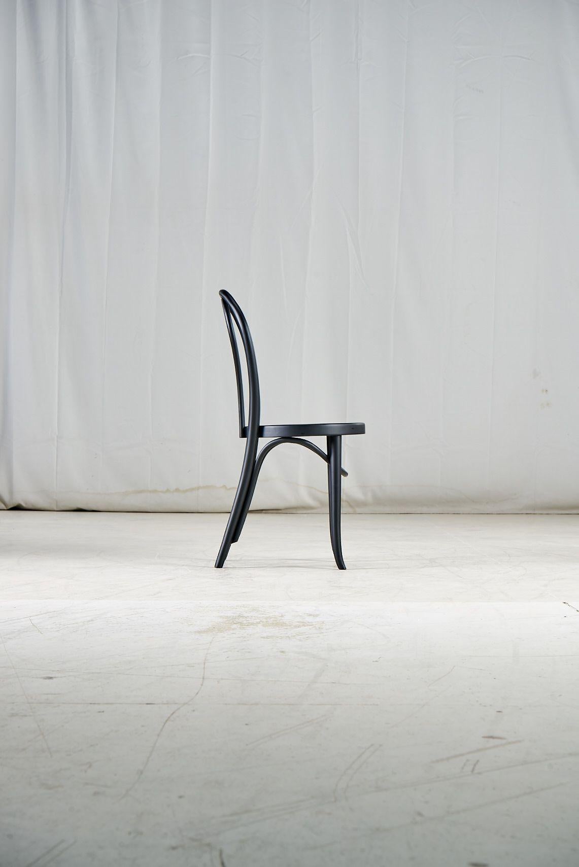 Contemporary 100+ Stock 40% off Clearance -Bent Wood Contract Bistro Chair - Matte Black For Sale