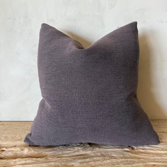 100% Stone Washed Linen Pillow - Truffle