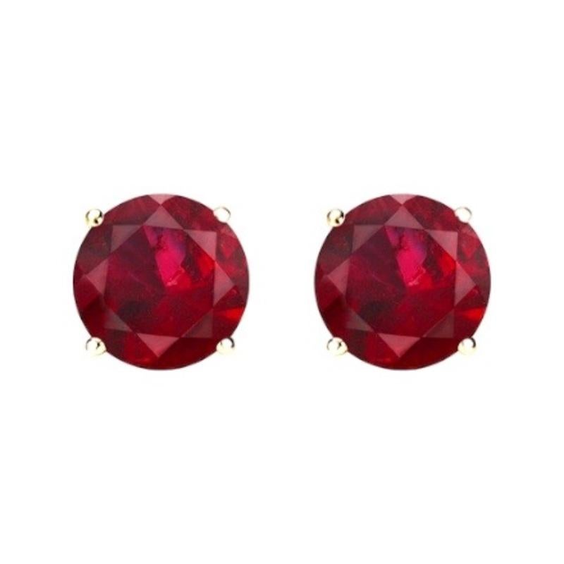Adorn your ears with timeless elegance using our Classic Gemstone Ruby Stud Earrings, available in sizes ranging from 1 to 1.05 carats. These earrings feature radiant rubies that exude a deep red allure. Elevate your style with these exquisite