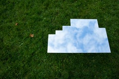 100 Variation Occasional Table in Mirror Polished Aluminum by Jonathan Nesci