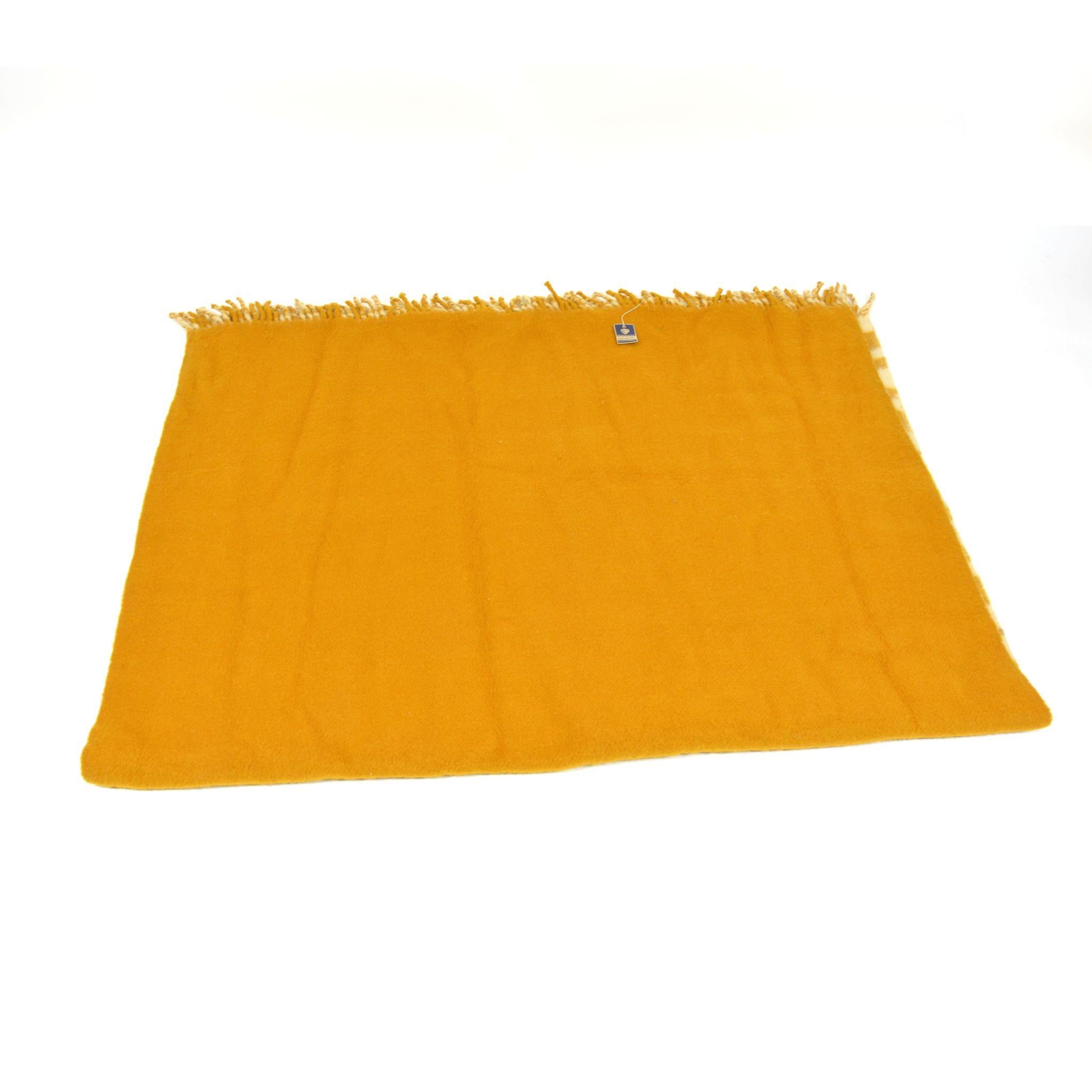 100% Wool Blanket Manufactured by Krásná Jizba, Czechoslovakia, 1970s For Sale 2