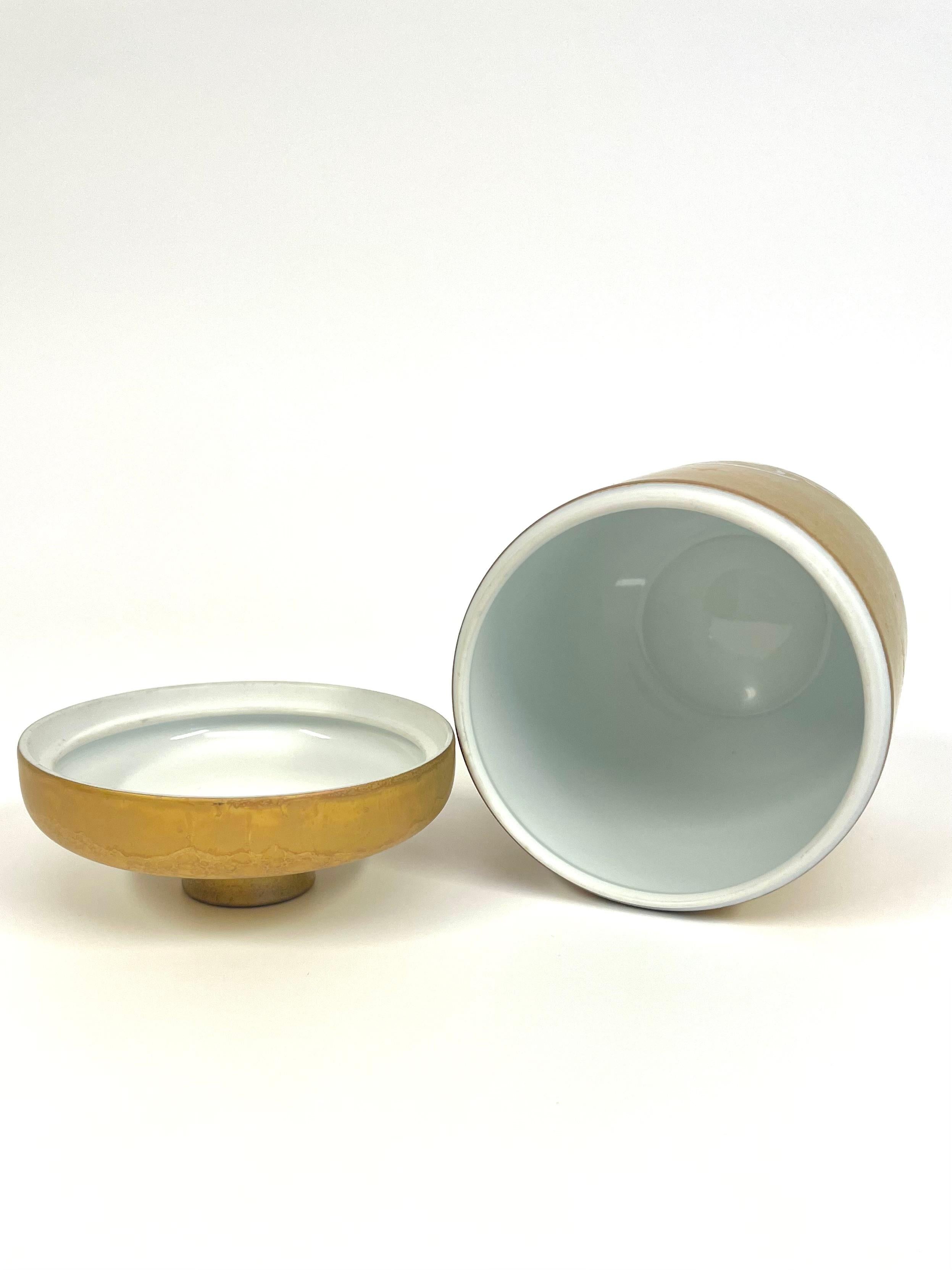 Mid-Century Modern 100-years Anniversary Porcelain Jar by Danish Bjørn Wiinbladh for Rosenthal  For Sale