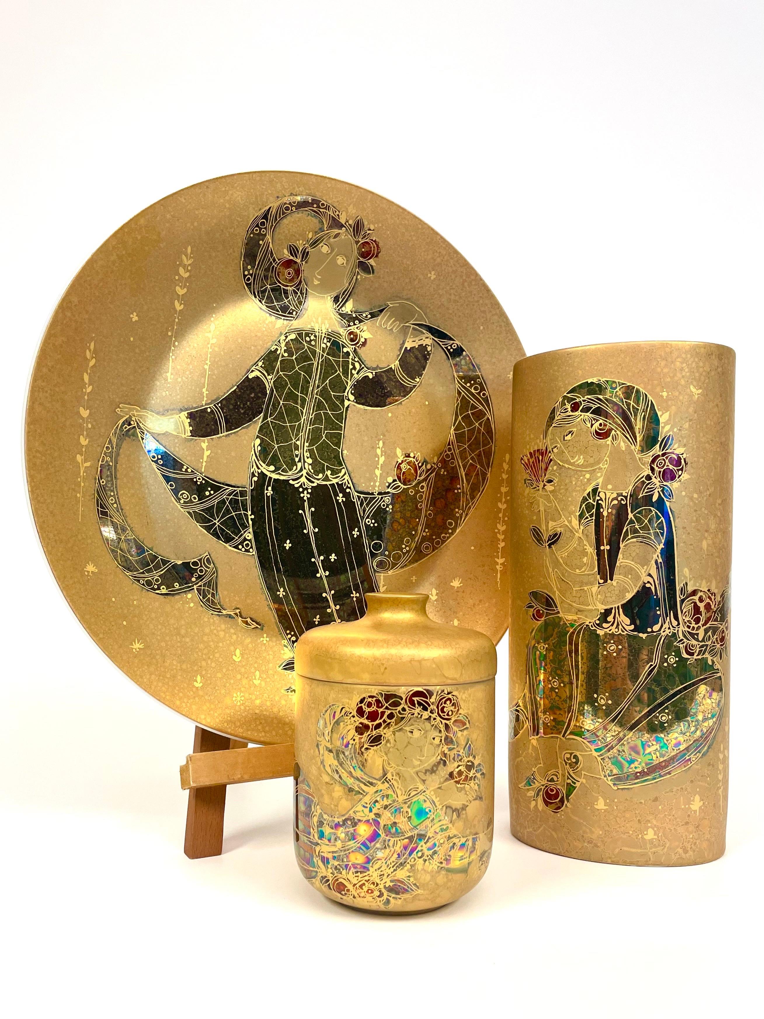 Plato de porcelana 100 años de aniversario del danés Bjørn Wiinbladh para Rosenthal en Excelente estado para la venta en Örebro, SE