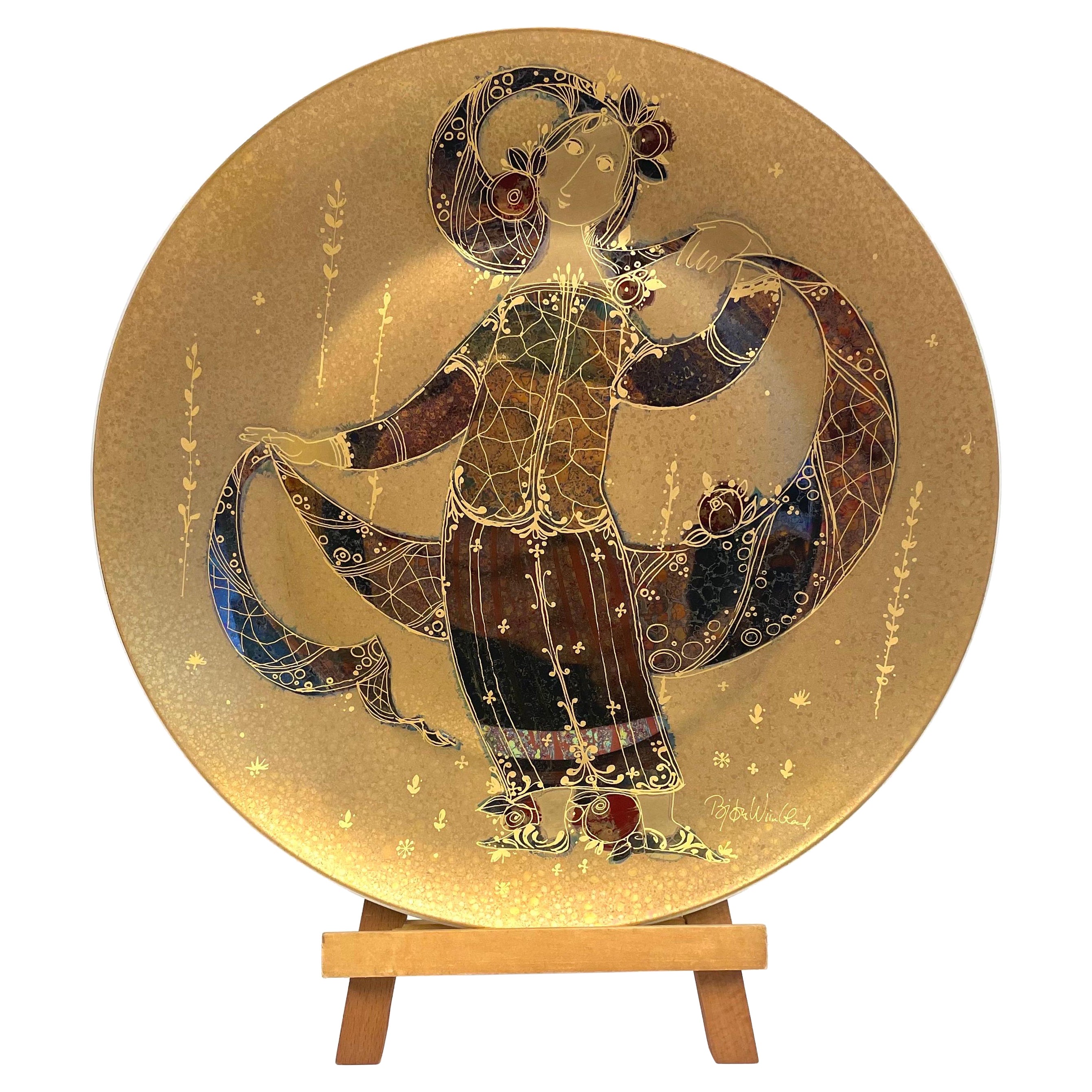 Plat en porcelaine pour le 100e anniversaire du Danois Bjørn Wiinbladh pour Rosenthal
