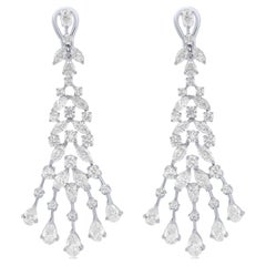 10.00 Carat Chandelier Diamond Earrings