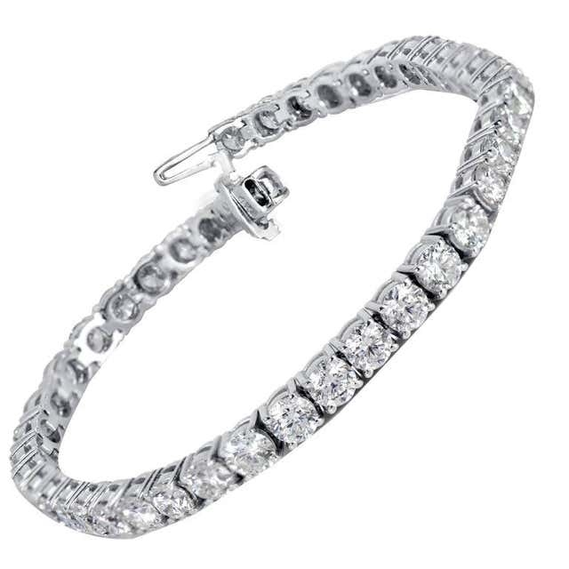 Diamond Tennis Bracelet 5 Carats at 1stDibs | 5 carat tennis bracelet ...